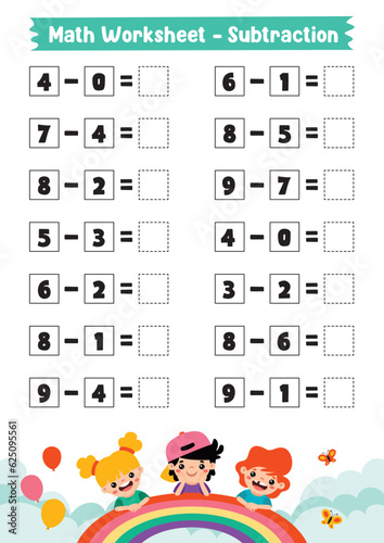 Math Worksheet Design For Kids