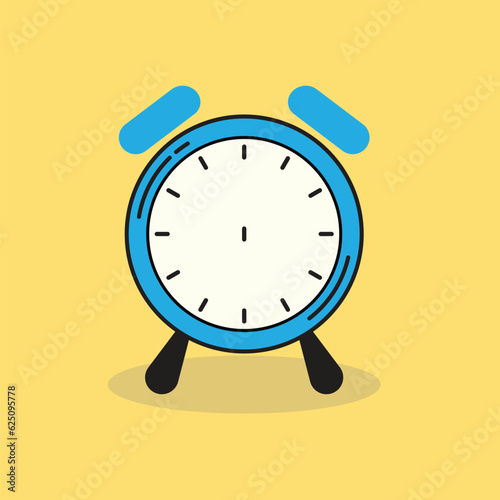 blue alarm clock