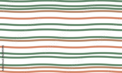wave line background Green and coffee brown.