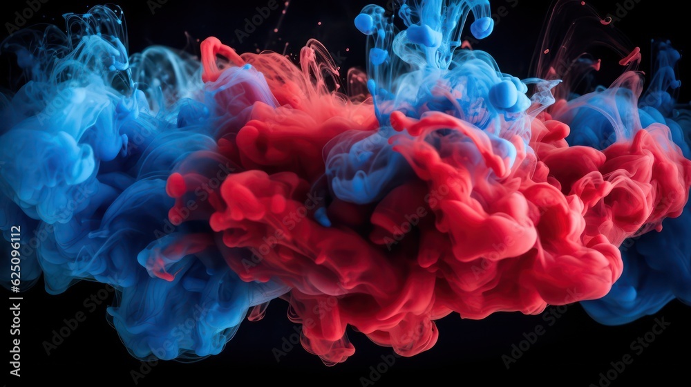 Obraz premium abstract colorful red and blue background