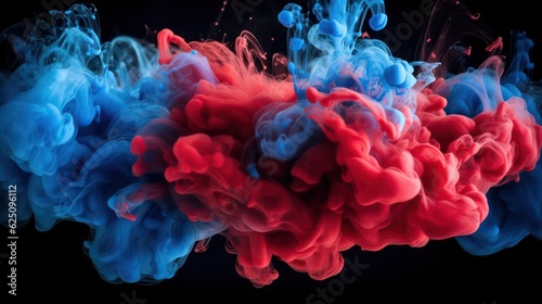 abstract colorful red and blue background