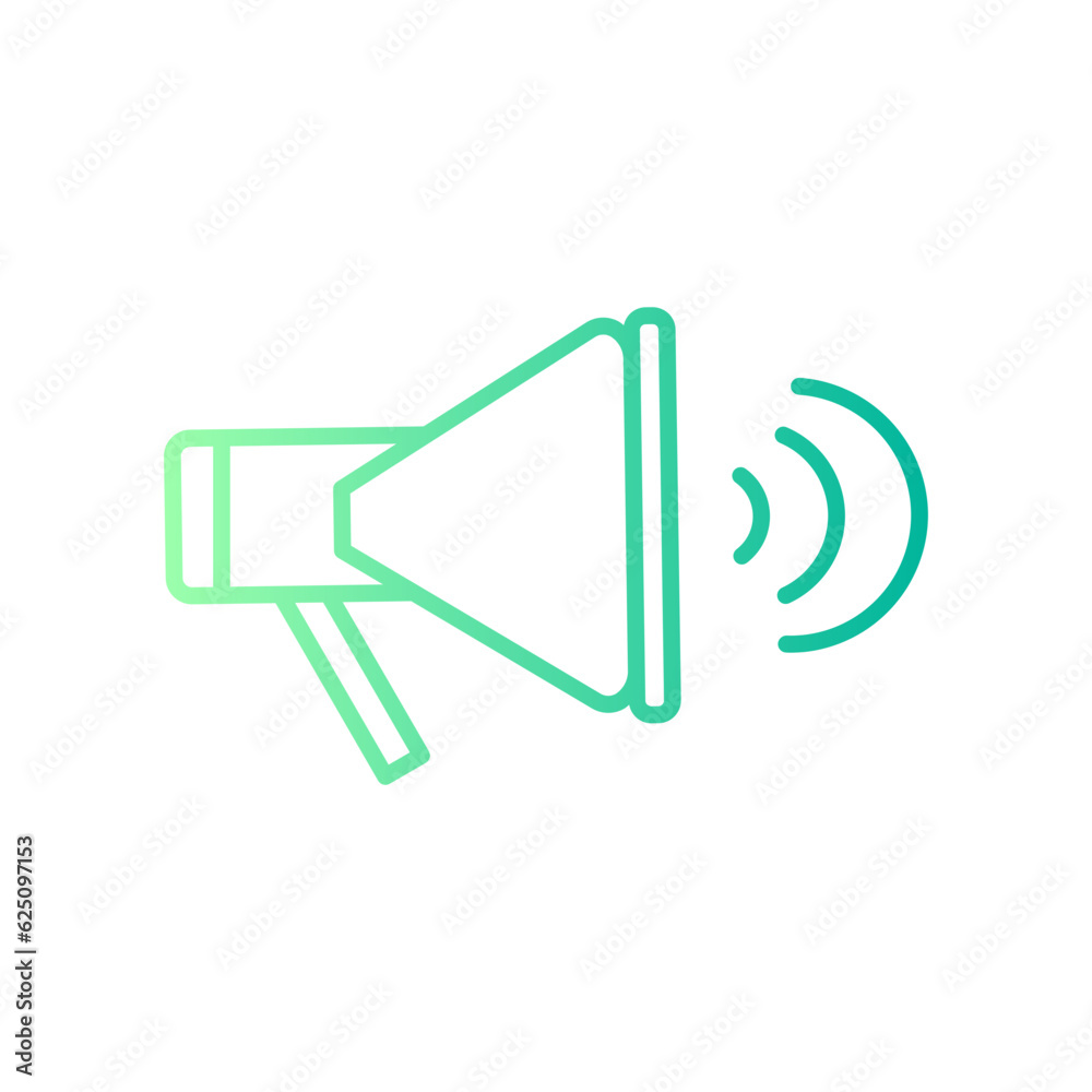 advertising gradient icon advertising gradient icon