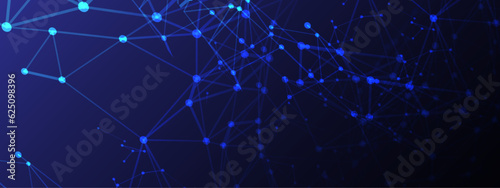 A beautiful Abstract digital technology background with network connection lines.