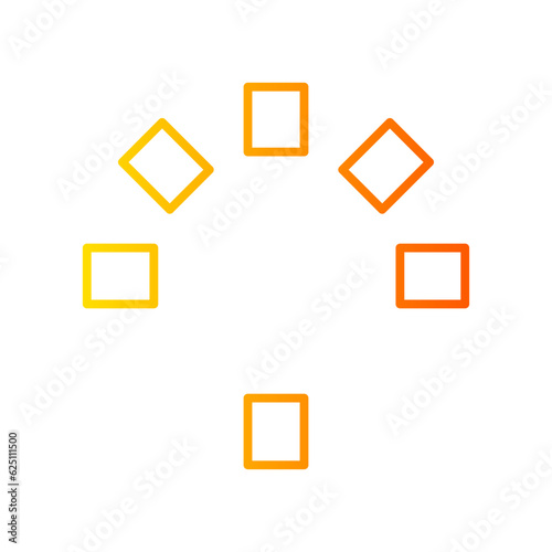 loading gradient icon