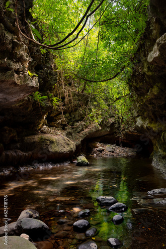 Bayano caves  Bayano lake  Panama  Central America - stock photo