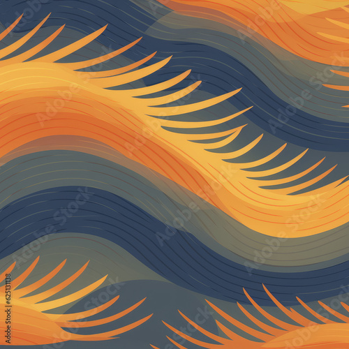 Sun texture pattern 2d AI Generative