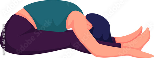 caterpillar yoga pose asana