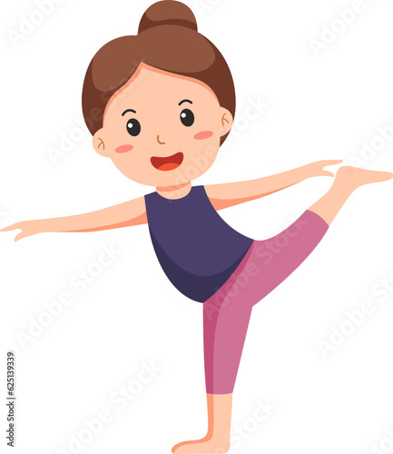 Natarajasana yoga pose asana