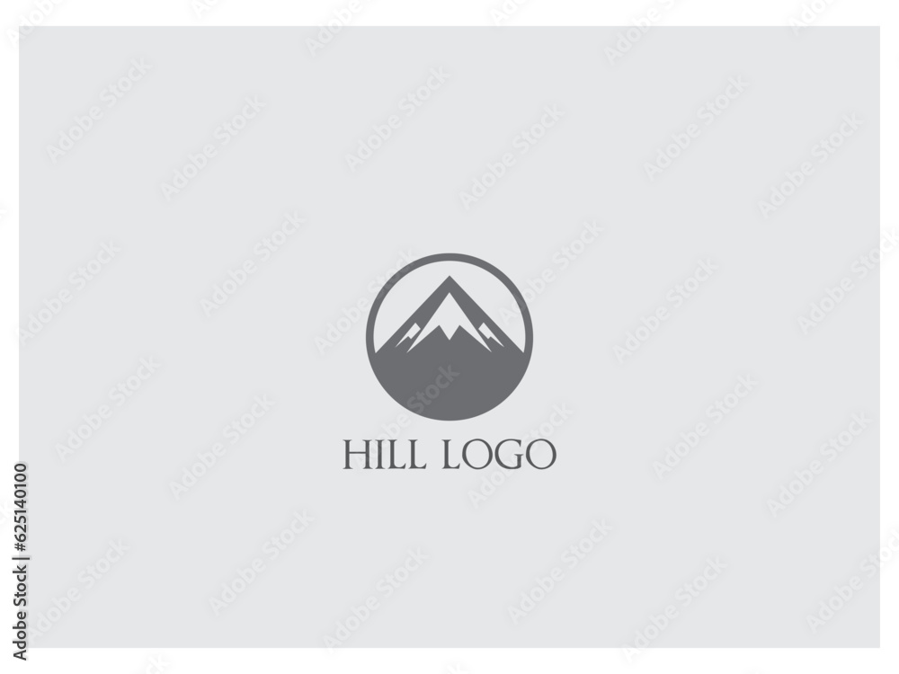 Hill Logo designs, themes, templates and  graphic elements, vector and illustration,