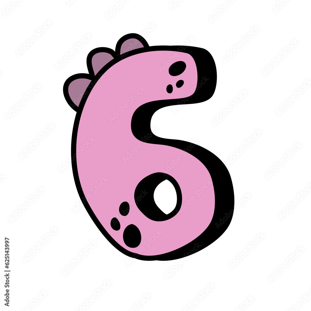 Alphabeth and number cute Vector Illustration Alphabeth and number cute Vector Illustration