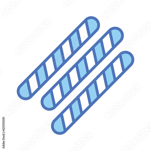 Crispy and crunchy chocolate flavored biscuit, wafer biscuit vector design