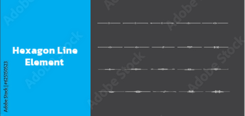 Hexagon Line Set