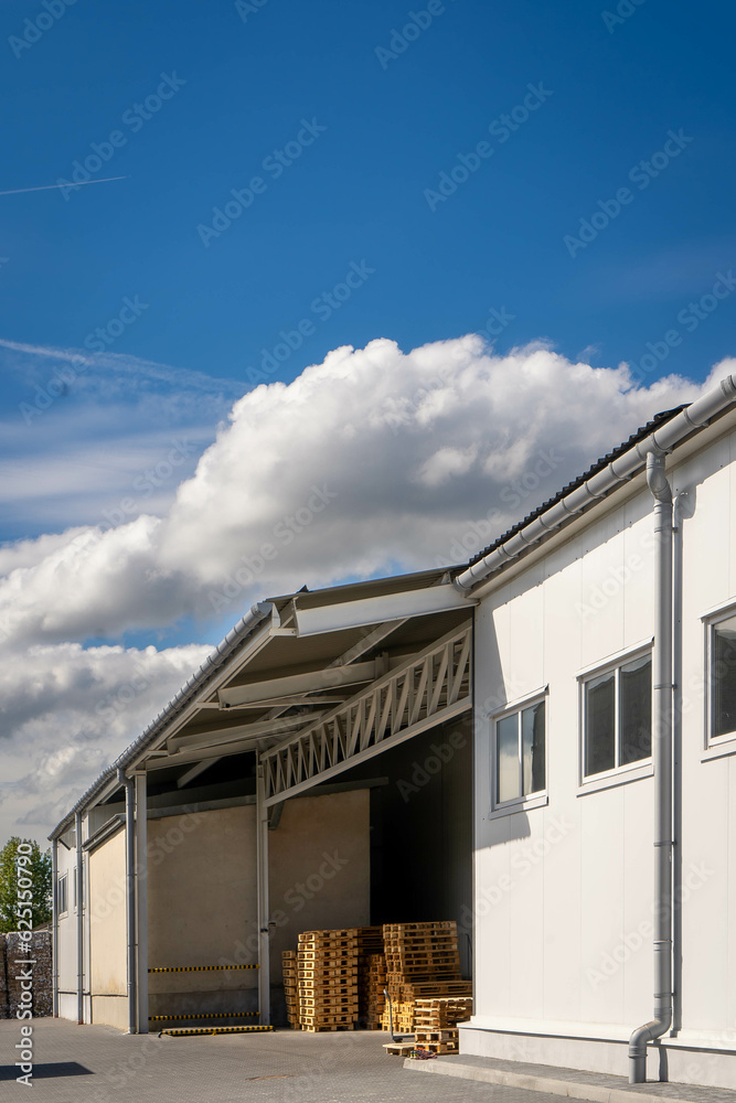 lumber and warehouse territory in perspective view