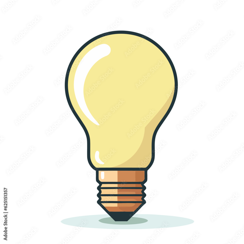 LIghtbulb icon. Cute image of isolated lIghtbulb. LIghtbulb icon. Cute image of isolated lIghtbulb.