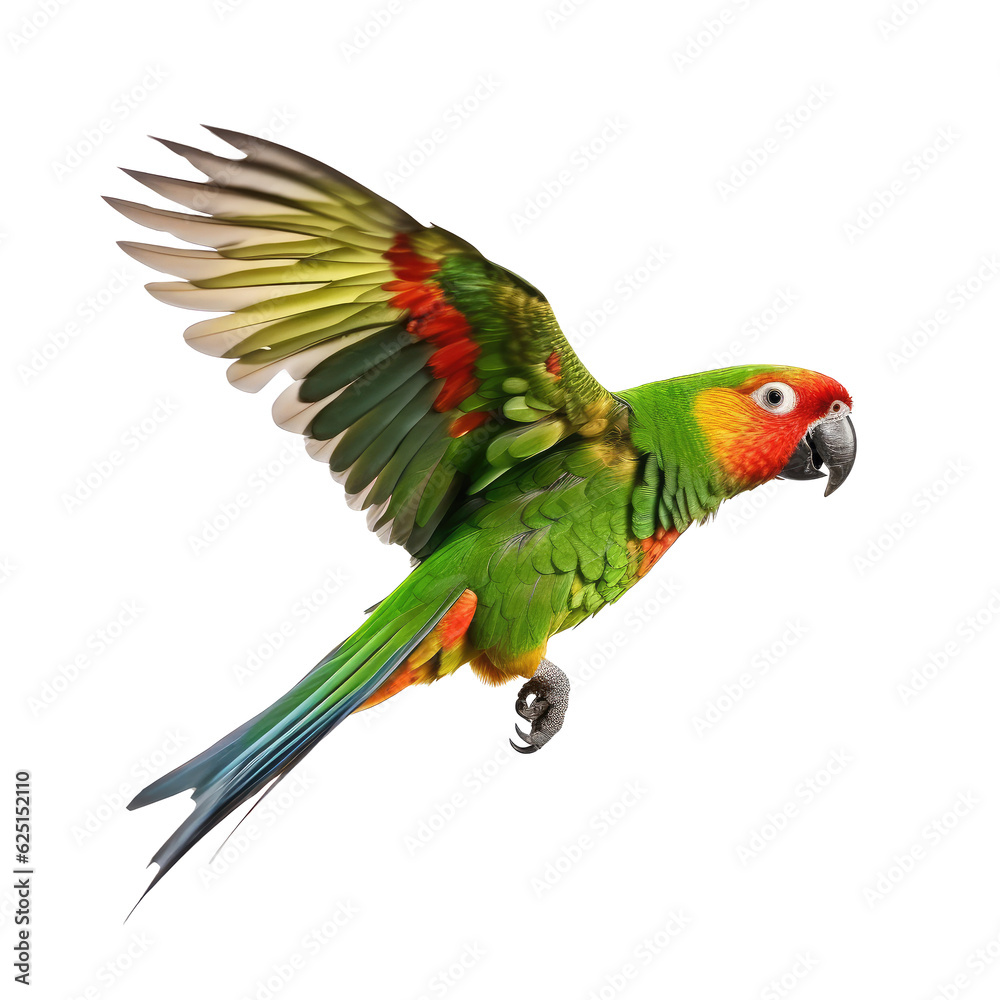 color bird looking isolated on white color bird looking isolated on white