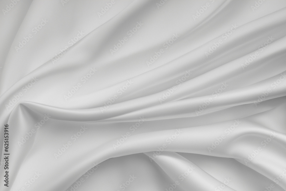 Obraz premium Pure Elegance: Timeless Solid White Fabric Beauty