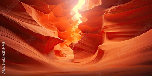 AI Generated. AI Generative. american usa beautiful orange yellow canyon rock mountain. Adventure outdoor nature landscape travel
