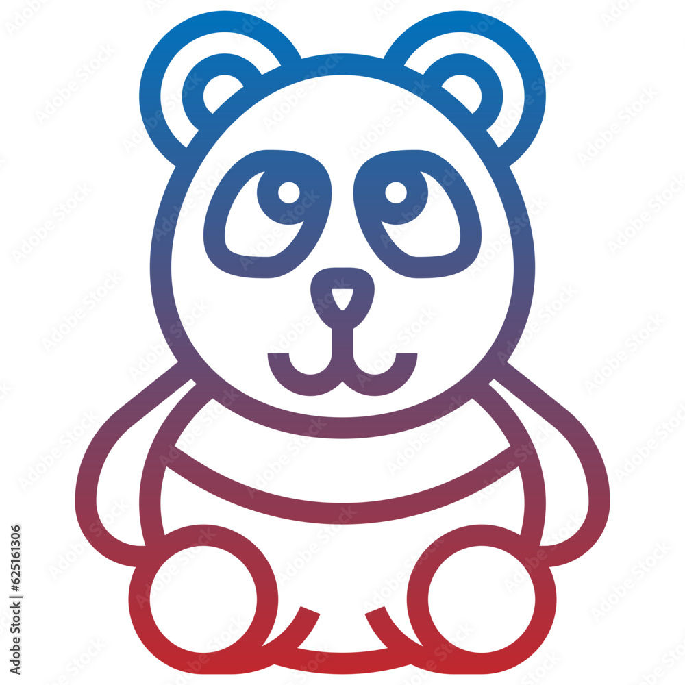 PANDA line icon,linear,outline,graphic,illustration PANDA line icon,linear,outline,graphic,illustration