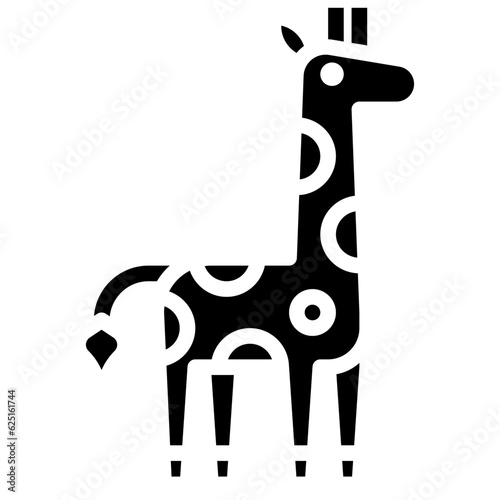 GIRAFFE line icon,linear,outline,graphic,illustration