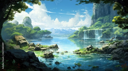 Fantasy Visual Novel Nature Landscape © Exotic Escape