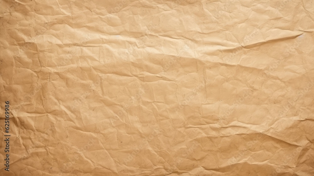 Brown Recycled Kraft Paper Crumpled Texture Brown Recycled Kraft Paper Crumpled Texture