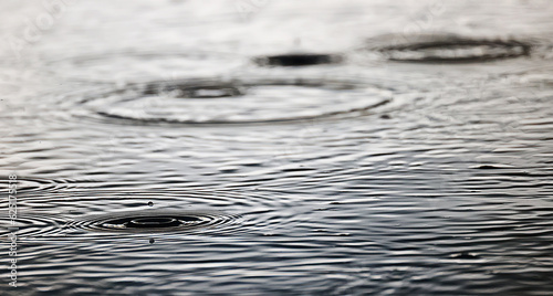 raindrops on water background abstract circles rain ripples