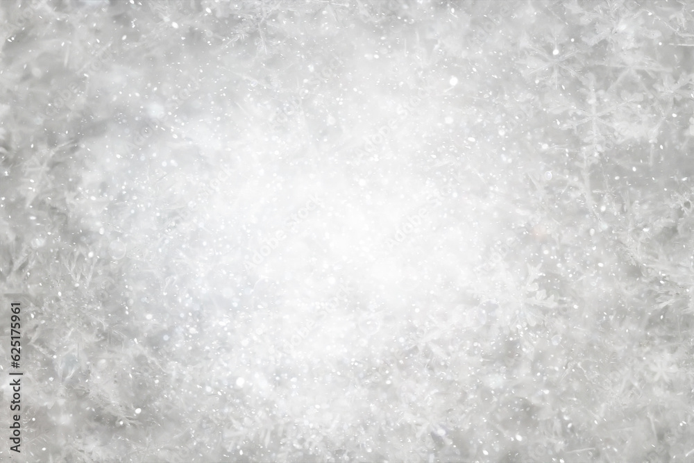Fototapeta premium ice snow crystals background abstract white winter