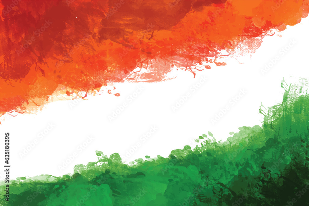 Obraz premium Independence day of india tricolor background