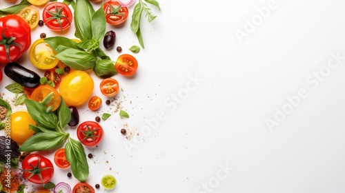 Salad Banner with Copy Space