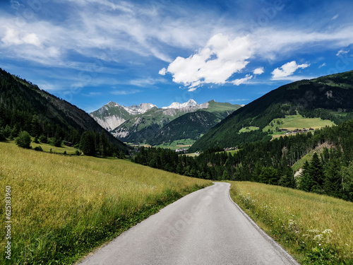 mountain road in the mountains