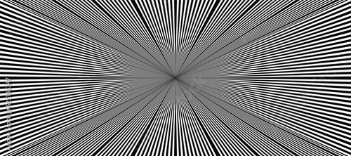 realistic optical illusion tunnel background. Black and White Hypnotic 3D tunnel Background. Design of a seamless monochrome illusion.