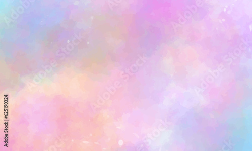 Colorful watercolor background template