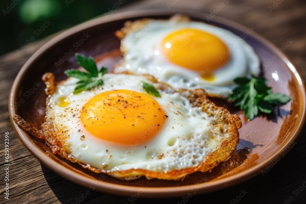 fried eggs
