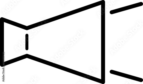 メガホンのアイコン（megaphone icon）