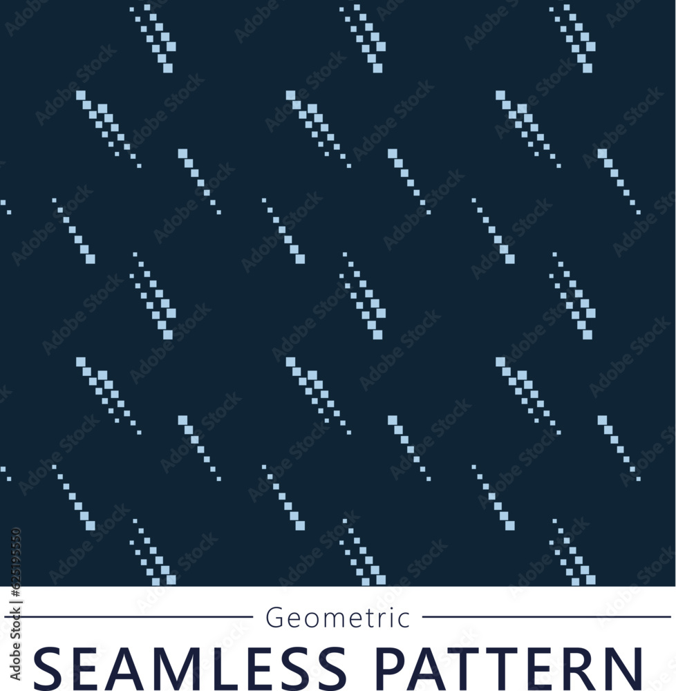 Fototapeta premium Geometric seamless vector pattern n49