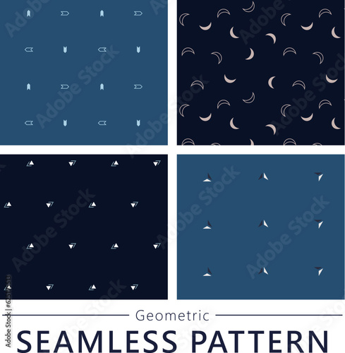 Geometric seamless vector pattern n48