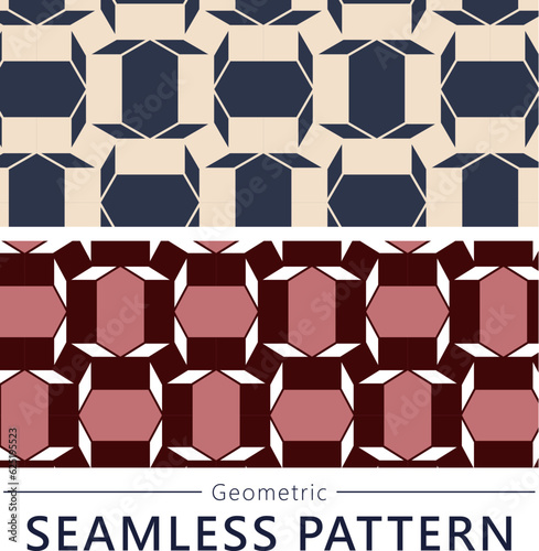 Geometric seamless vector pattern n50