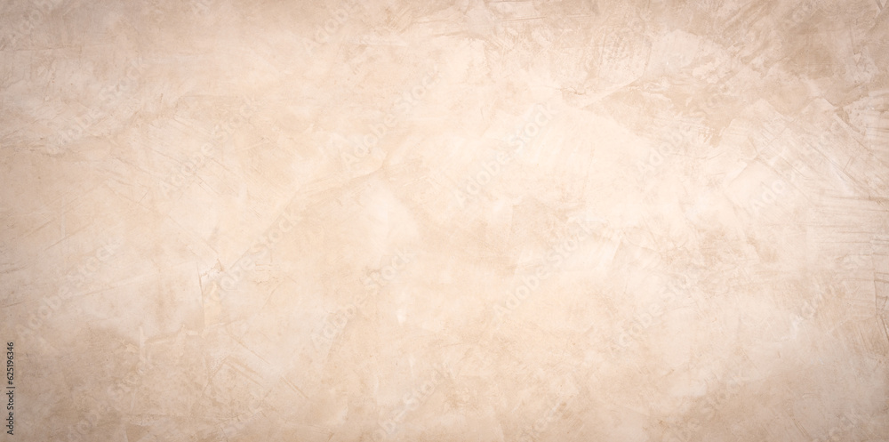 Fototapeta premium Empty Beige cement wall texture background