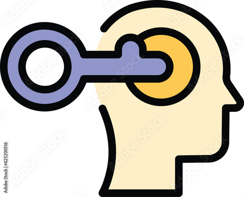 Society stereotype icon outline vector. Ageism discrimination. Gender equality color flat