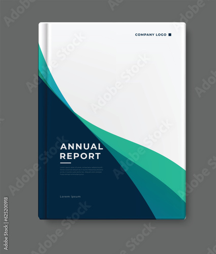 annual report template cover design