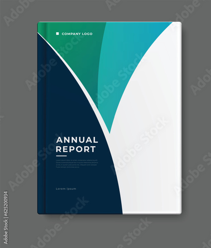 annual report template cover design
