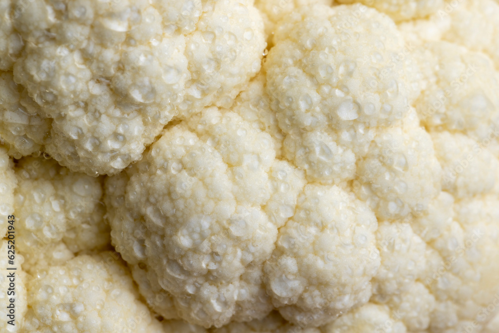 details of white cauliflower on the kitchen table details of white cauliflower on the kitchen table