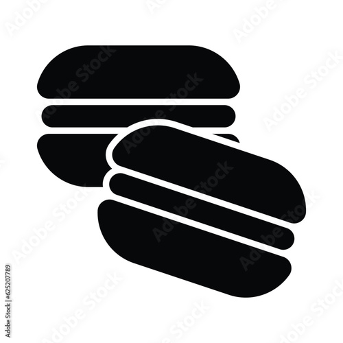 Check this beautiful macaron cake icon in modern editable style