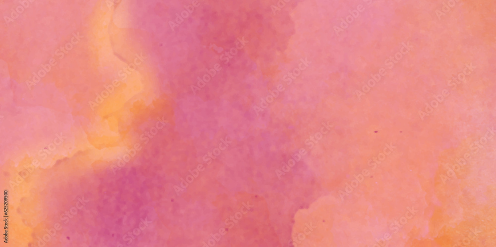 Pink and yellow watercolor background abstract watercolor background with watercolor splashes. Abstract seamless pink watercolor texture background. 