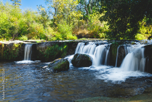 Fototapeta Naklejka Na Ścianę i Meble -  Long Exposure of Crowfoot Falls near Medford Oregon