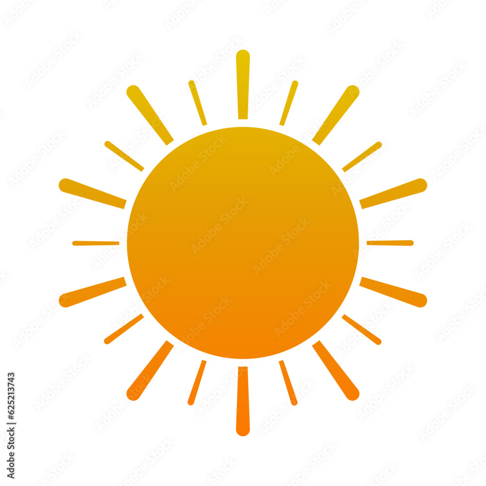Sunburst silhouette illustration Sunburst silhouette illustration