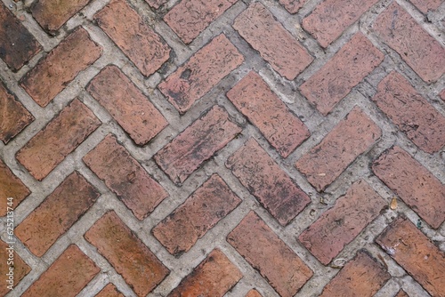 Old brick wall texture background, brickwork pattern for texture background.