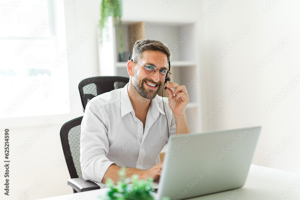 Mature analyst man using laptop computer in office. Mature analyst man using laptop computer in office.