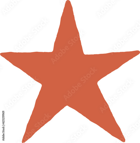 Hand-drawn Boho star