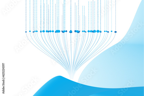 big data visualization analysis technology abstract background. code number data analysis innovation backdrop.